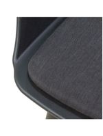 Cadeira De Jantar Estofada Marcela - Preto