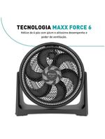 Ventilador Circulador Prime Air 3 Velocidades 160W ACA40A - 110V