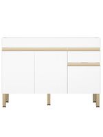 Balcao Para Pia 3 Portas 1 Gaveta 120 Cm Line Ktp Supremo