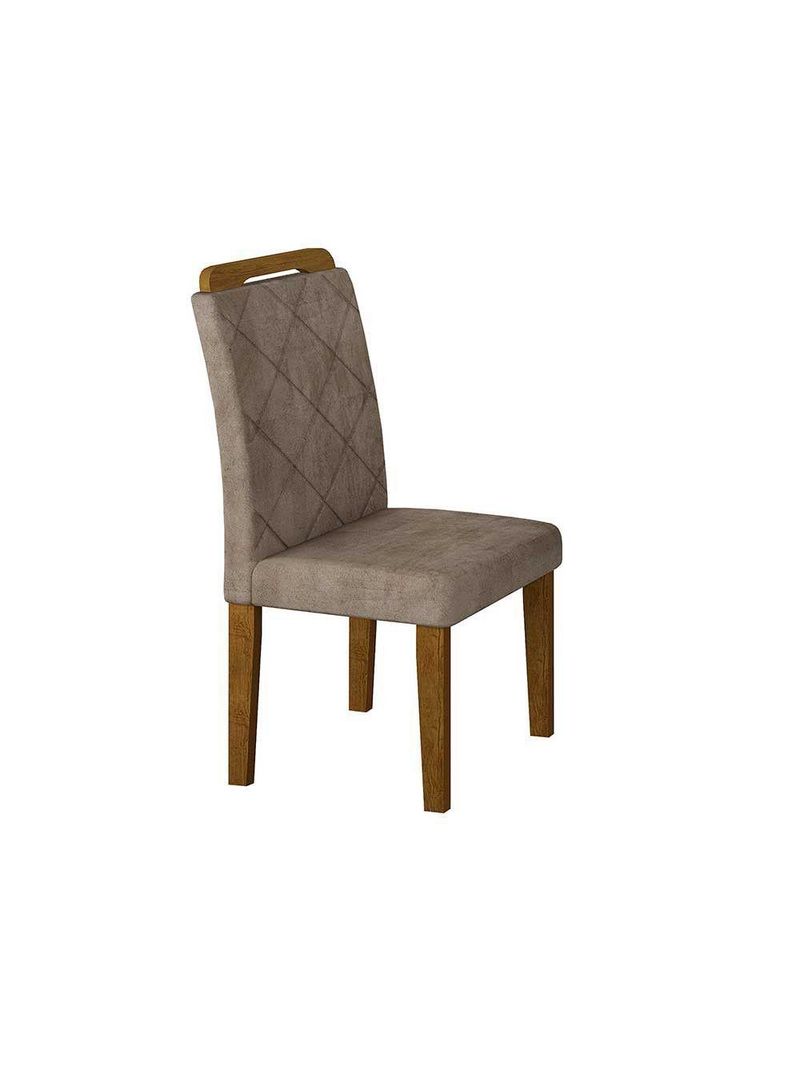 Mesa Alvorada 180 Tp Mdf Vidro Canto Reto 6 Cadeiras Rufato  E Imbuia E Off Serig Off