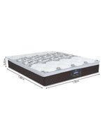 Cama Box Casal Molas Ensacadas Marrom 138X188X66Cm