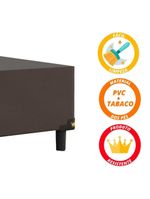 Cama Box Casal Molas Ensacadas Marrom 138X188X66Cm