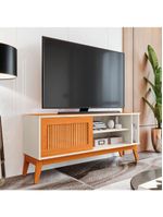 Rack Bancada Para Tv Até 55 Polegadas 1,36m Ripado Aruba