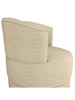 Poltrona Base Giratoria Marselha Linho Vancouver Milani Store Palha