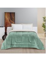 Coberdrom Sherpa E Flannel Everest Queen Manta Alta 150g 01 Peça - Alecrim