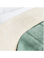 Coberdrom Sherpa E Flannel Everest Queen Manta Alta 150g 01 Peça - Alecrim