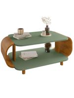 Mesa de Centro Orgânica Floripa 92cm Bechara Pistache/Naturalle