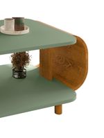 Mesa de Centro Orgânica Floripa 92cm Bechara Pistache/Naturalle