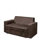 Sofá-cama Pratik 5000 Mamflex Marrom Suede Amassado Marrom