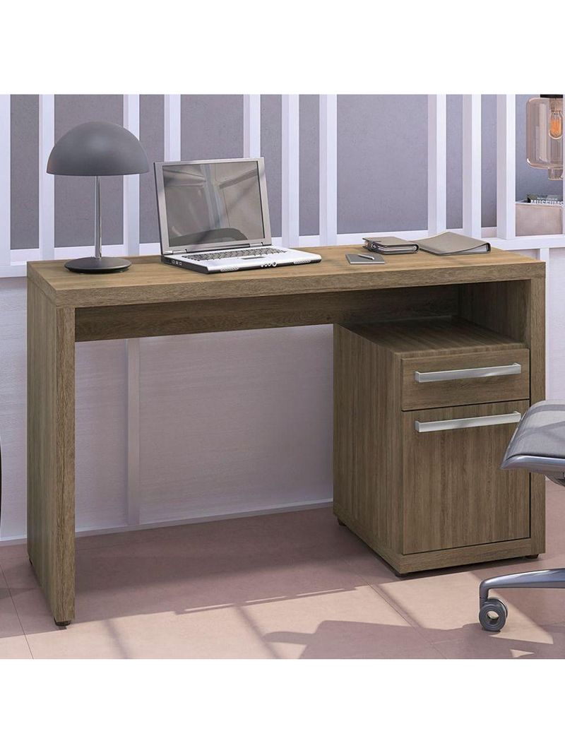 Mesa Escrivaninha com Gaveteiro Urban 120cm S970 Kappesberg - Nogal