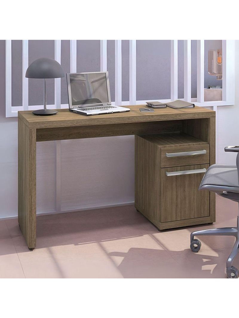 Mesa Escrivaninha com Gaveteiro Urban 120cm S970 Kappesberg - Nogal