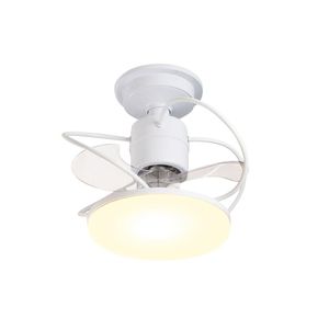 Ventilador De Teto Treviso Branco Elegance Led Contrl Remoto