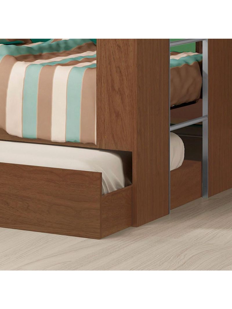 Beliche Cama Auxiliar com 3 Colchões Ditália Treliche 15cm