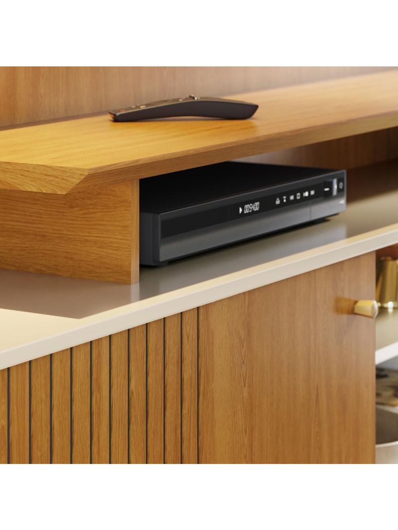 Estante Home TV 75" Polegadas 160cm 1 Porta Ares Madetec Cinamomo/Off White