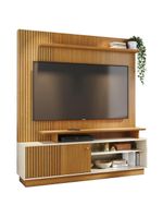 Estante Home TV 75" Polegadas 160cm 1 Porta Ares Madetec Cinamomo/Off White
