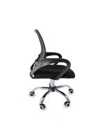 Cadeira De Escritório Begonia Tela Mesh Ergonômica Giratória Preto