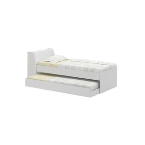 Cama Solteiro Bicama BB-28 Branco Ditália
