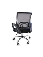 Cadeira De Escritório Begonia Tela Mesh Ergonômica Giratória Preto