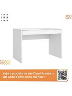 Escrivaninha Com 1 Gaveta Facility Branco Branco