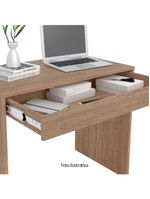 Escrivaninha Com 1 Gaveta Facility Branco Branco