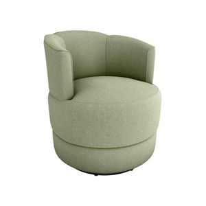 Poltrona Base Giratoria Marselha Boucle F494 Milani Store Oliva