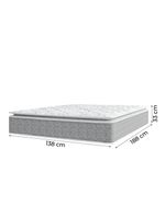 Cama Box Baú Casal Colchão Molas Pillow Top 138X188X74Cm