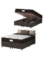 Cama Box Baú Colchão Queen Probel Molas Granville