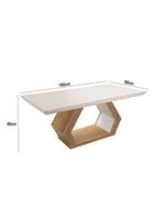 Mesa Alvorada 180 Tp 4 Cadeiras  E Imbuia E Off