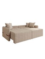 Sofá Retrátil Sem Caixa 3 Lugares 2,20m Com Almofadas Linho My Life Bex's Bege