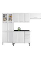 Armário Cozinha Completa Itatiaia Tarsila de Aço 13 Portas 2 Gavetas Branco