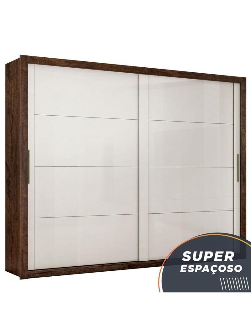 Guarda Roupas Casal Imperador Zanzini Jacarandá