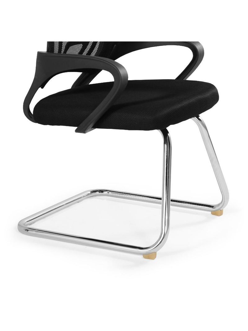 Cadeira Secretária Office Base Fixa - Preto