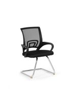 Cadeira Secretária Office Base Fixa - Preto