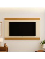 Painel Para Até 60 Polegadas 1,60m Legacy New Off White / Madeirado Edn Off White / Madeirado