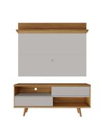 Bancada Retrô Com Painel Para Tv De Até 50 Polegadas Notável