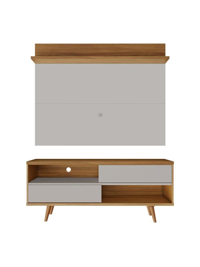 Bancada Retrô Com Painel Para Tv De Até 50 Polegadas Notável