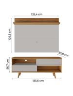 Bancada Retrô Com Painel Para Tv De Até 50 Polegadas Notável