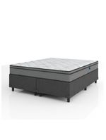 Cama Box Casal Queen Colchão Molas Ensacadas 158x198x62cm