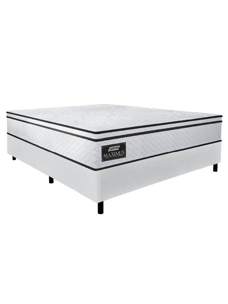 Cama Box Casal Queen Gazin Colchão Molas Ensacadas Maximus