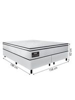 Cama Box Casal Queen Gazin Colchão Molas Ensacadas Maximus