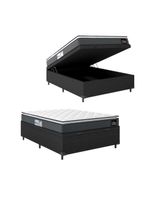 Cama Box Baú Casal Espuma D33 Pillow 138x188x60cm