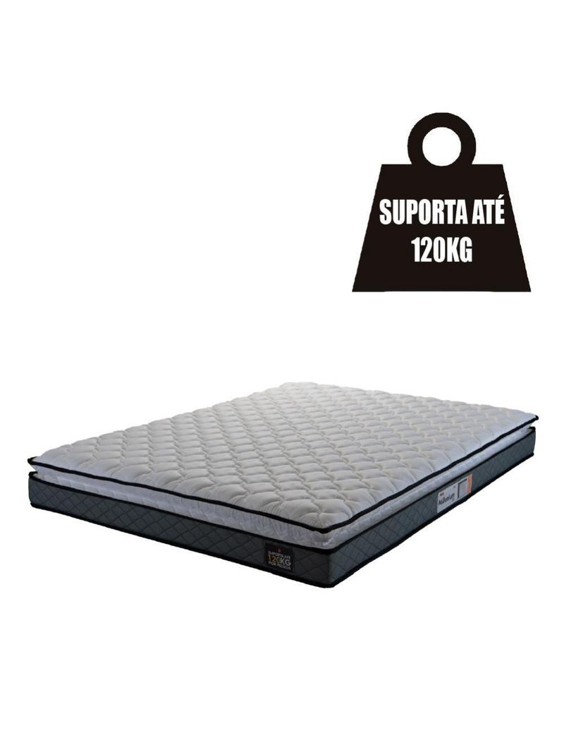 Cama Box Baú Casal Espuma D33 Pillow 138x188x60cm