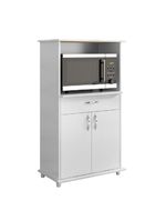 Armário Balcão Para Cozinha Multiuso Notavel  Branco