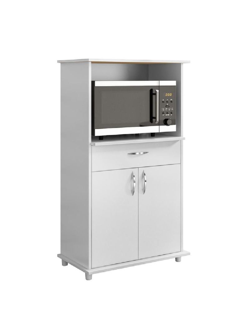 Armário Balcão Para Cozinha Multiuso Notavel  Branco