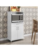 Armário Balcão Para Cozinha Multiuso Notavel  Branco