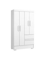 Guarda Roupas Solteiro Juvenil Branco Coimbra Aramóveis