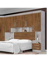 Dormitório Modulado Georgia Ja Avelã / Jequitibá P/Jequitibá