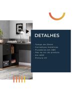 Escrivaninha Com Tampo Giratório 2 Gavetas Nt2060 Preto