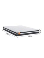 Cama Box Baú Casal Colchão Preto