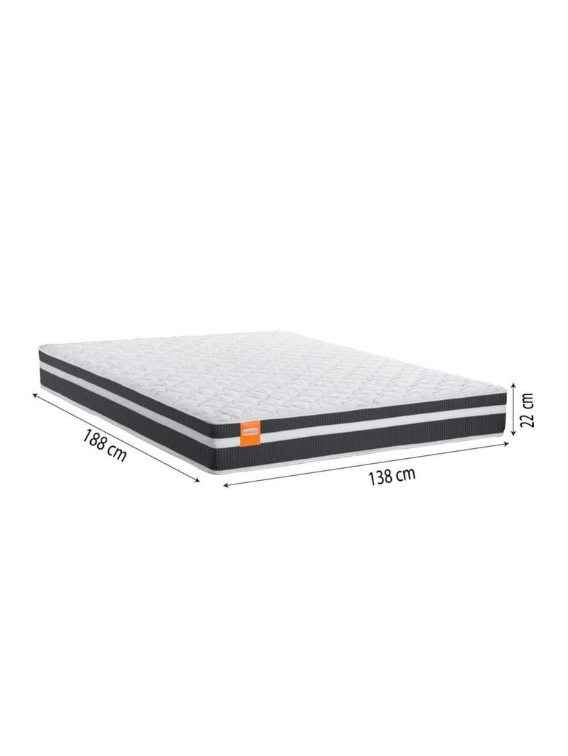 Cama Box Baú Casal Colchão Preto